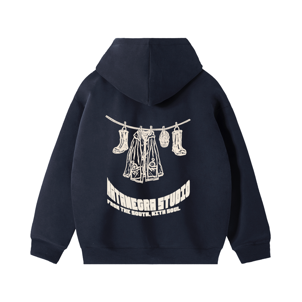 SUDADERA NAVY CREMALLERA EL TENDEDERO