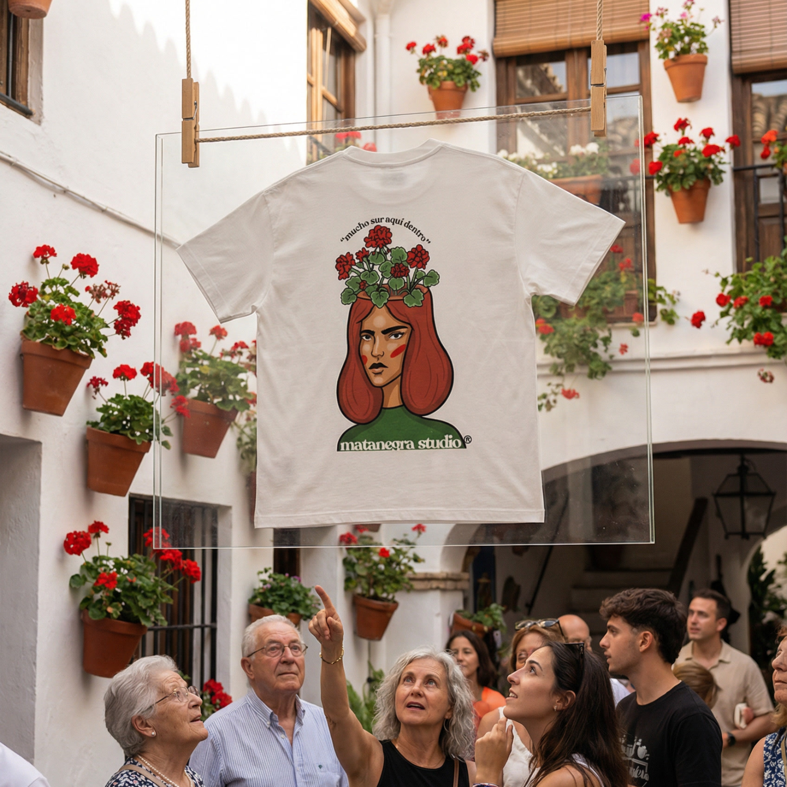 Cabesa Geranio Club Blanca