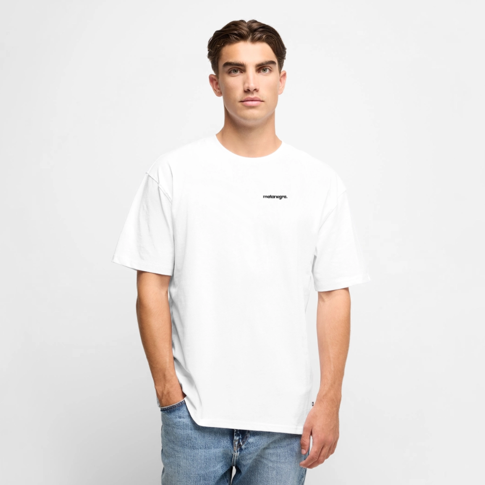 Camiseta ecológica prémium oversize unisex - blanco
