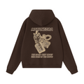 SUDADERA PESADA BITÁCORA MARRÓN