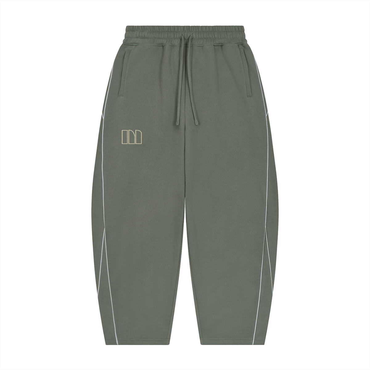 BARREL PIPED SWEATPANTS