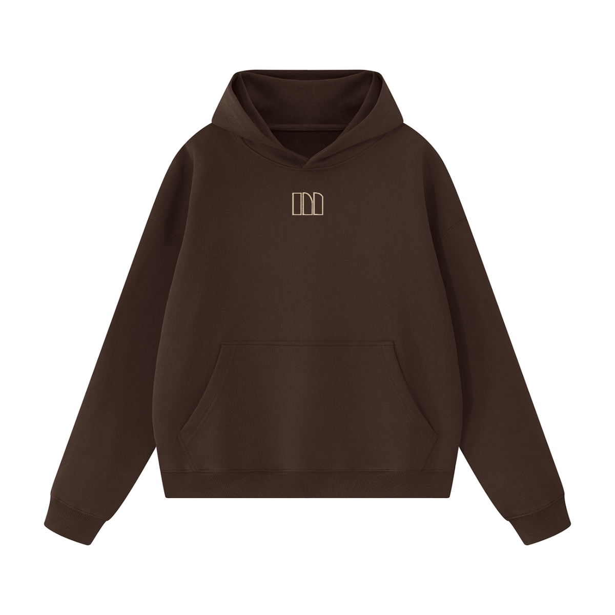 SUDADERA PESADA BITÁCORA MARRÓN