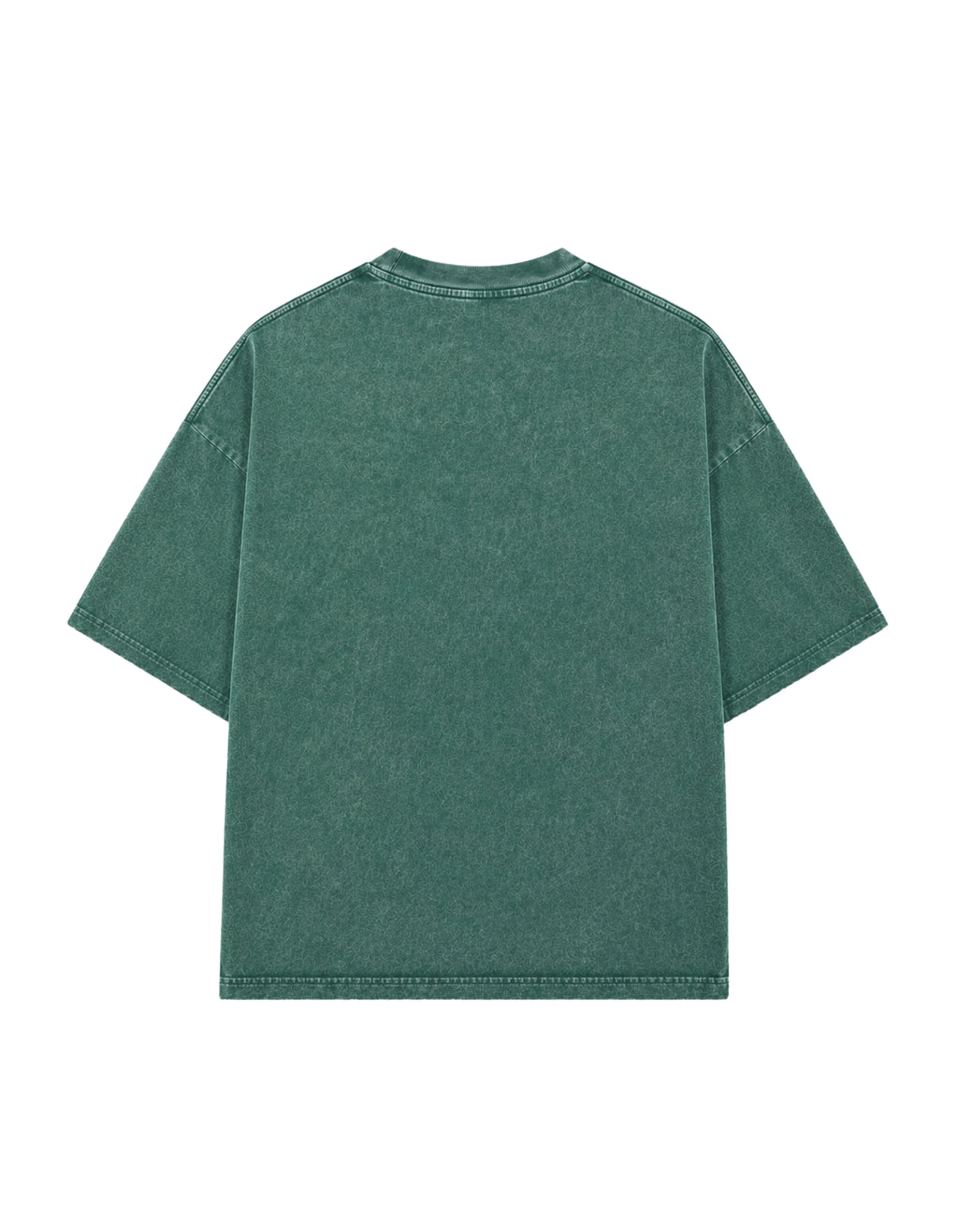 Camiseta Boxy Desgaste Bordada