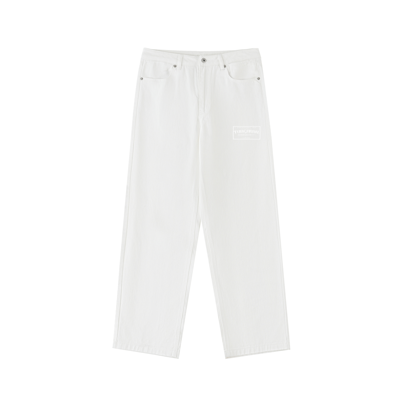 Pantalones Rectos Heavyweight Cotton