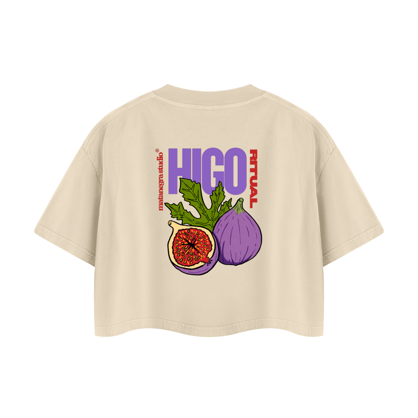 Camiseta Crop Mujer Higo Ritual