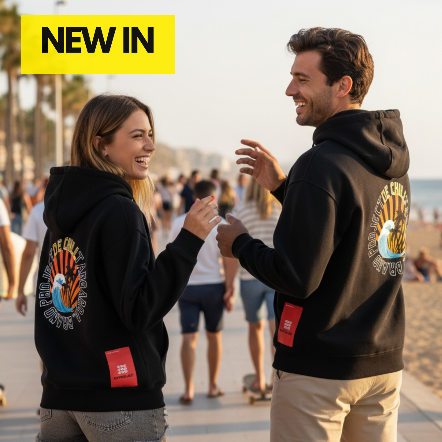 Sudadera con capucha orgánica oversize de gran gramaje fabricada en la UE