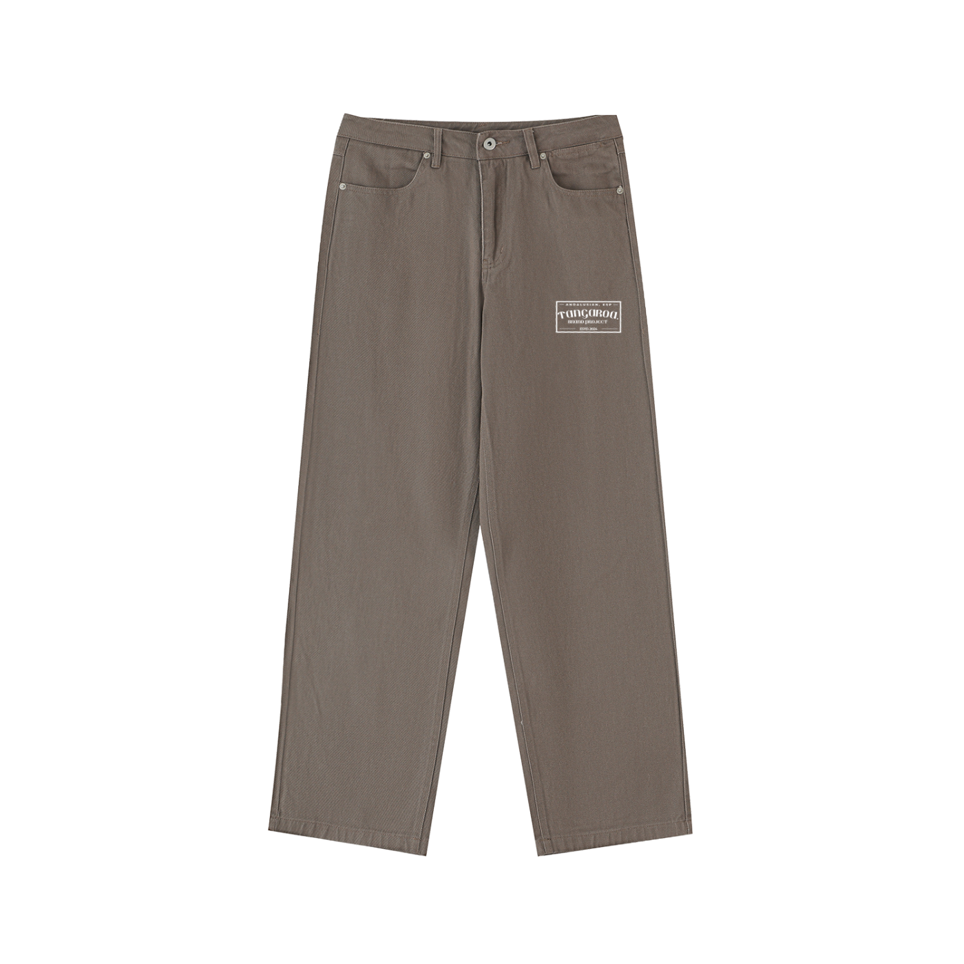 Pantalones Rectos Heavyweight Cotton