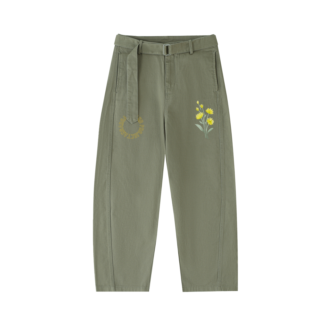 Pantalones Rectos Curved Regular