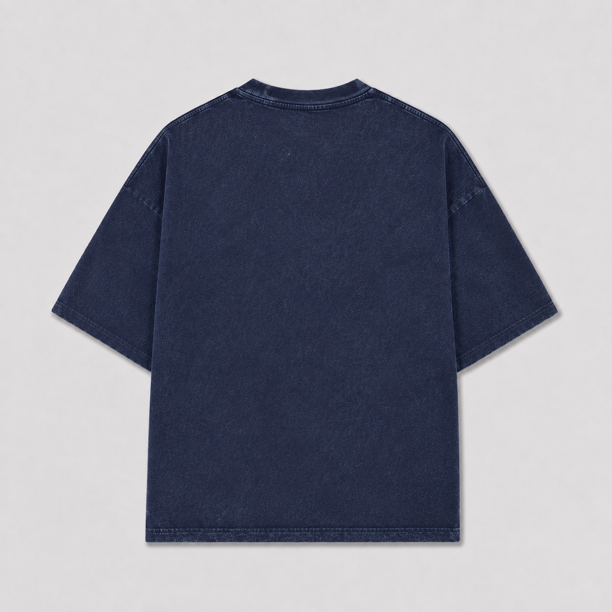 Camiseta Boxy Desgaste Bordada