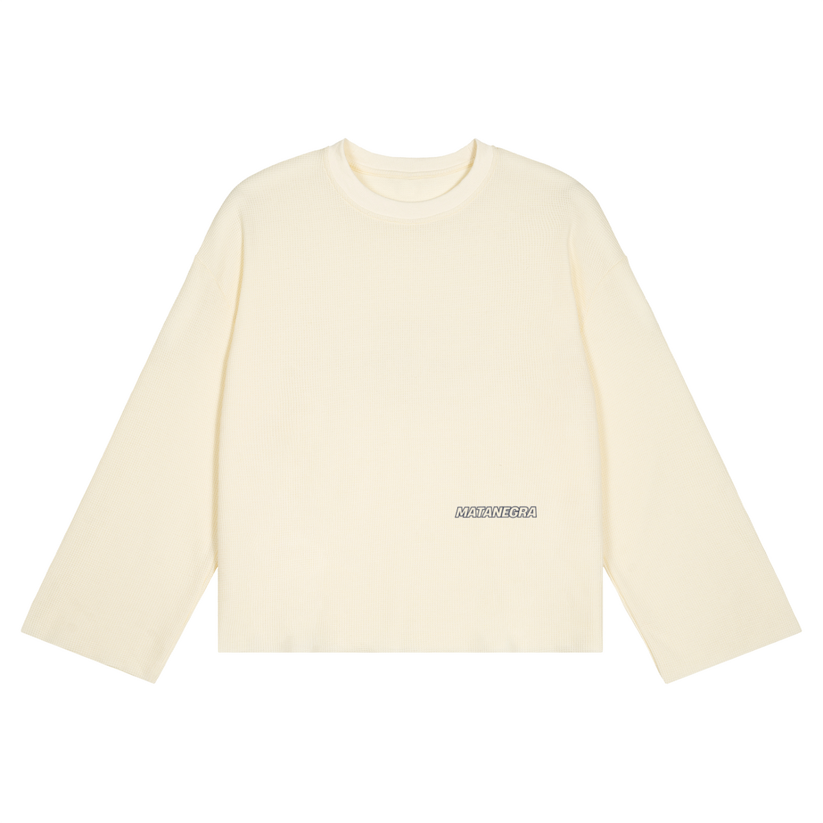 LONGSLEEVE WAFFLE — ECRU