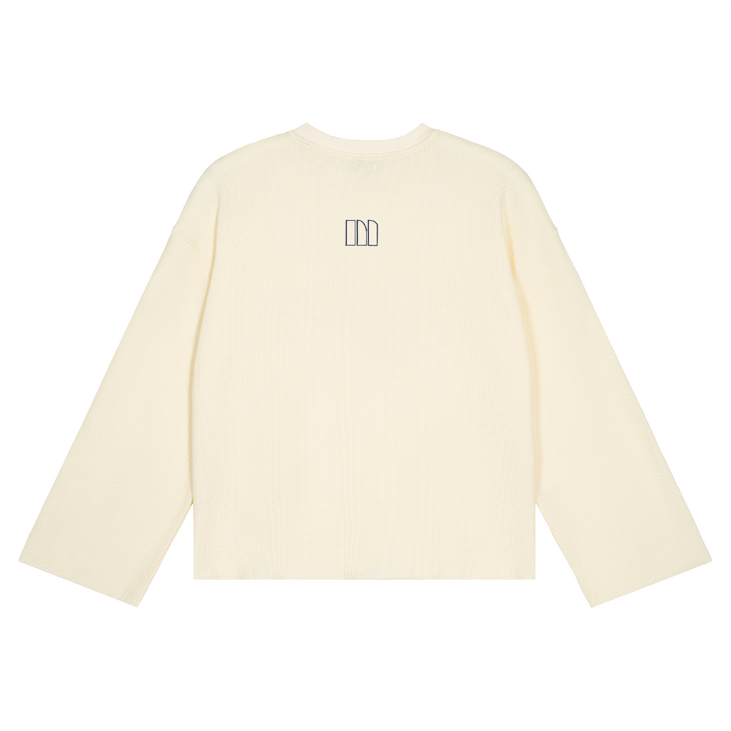 LONGSLEEVE WAFFLE — ECRU
