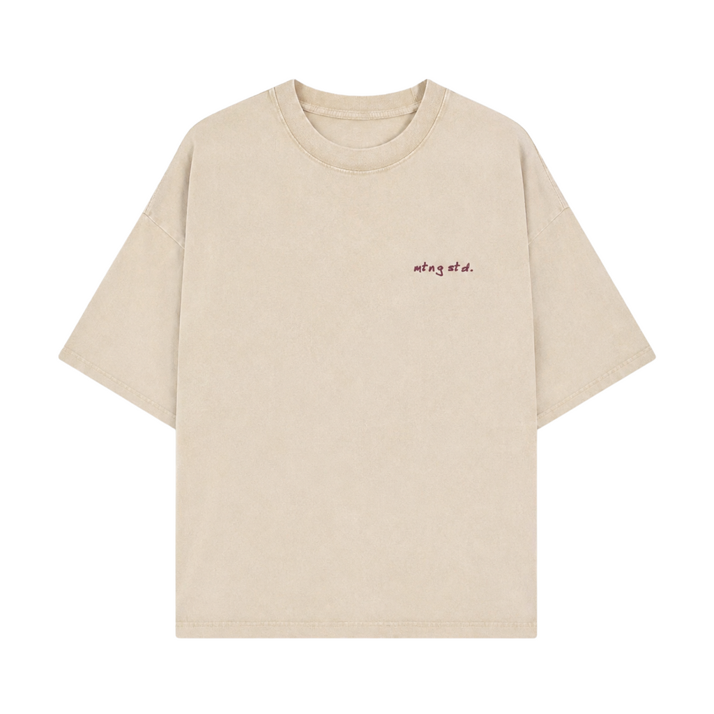 ɐɹƃǝuɐʇɐɯ Camiseta Bordada Lavada
