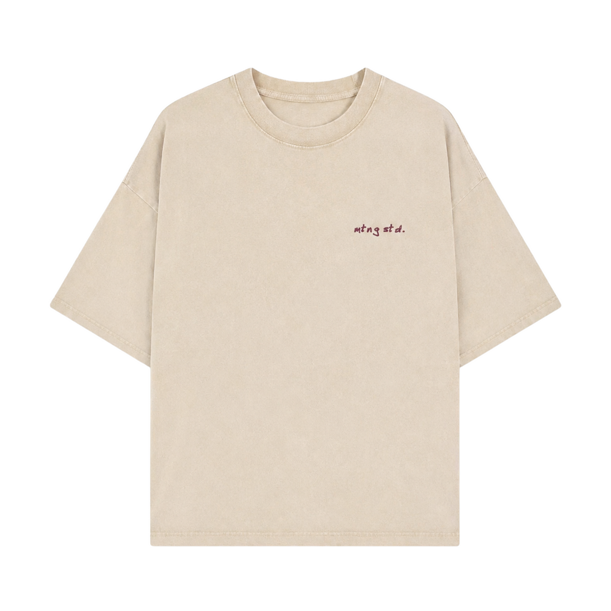ɐɹƃǝuɐʇɐɯ Camiseta Bordada Lavada