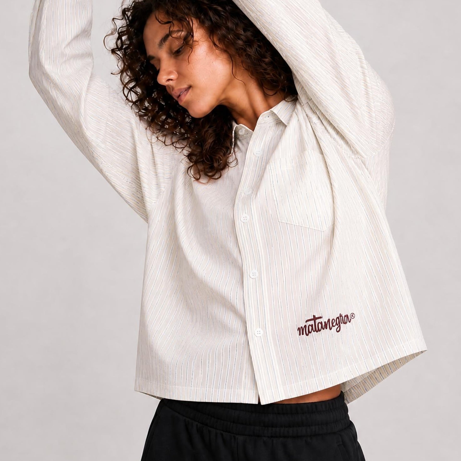 CAMISA STRIPED BOXY