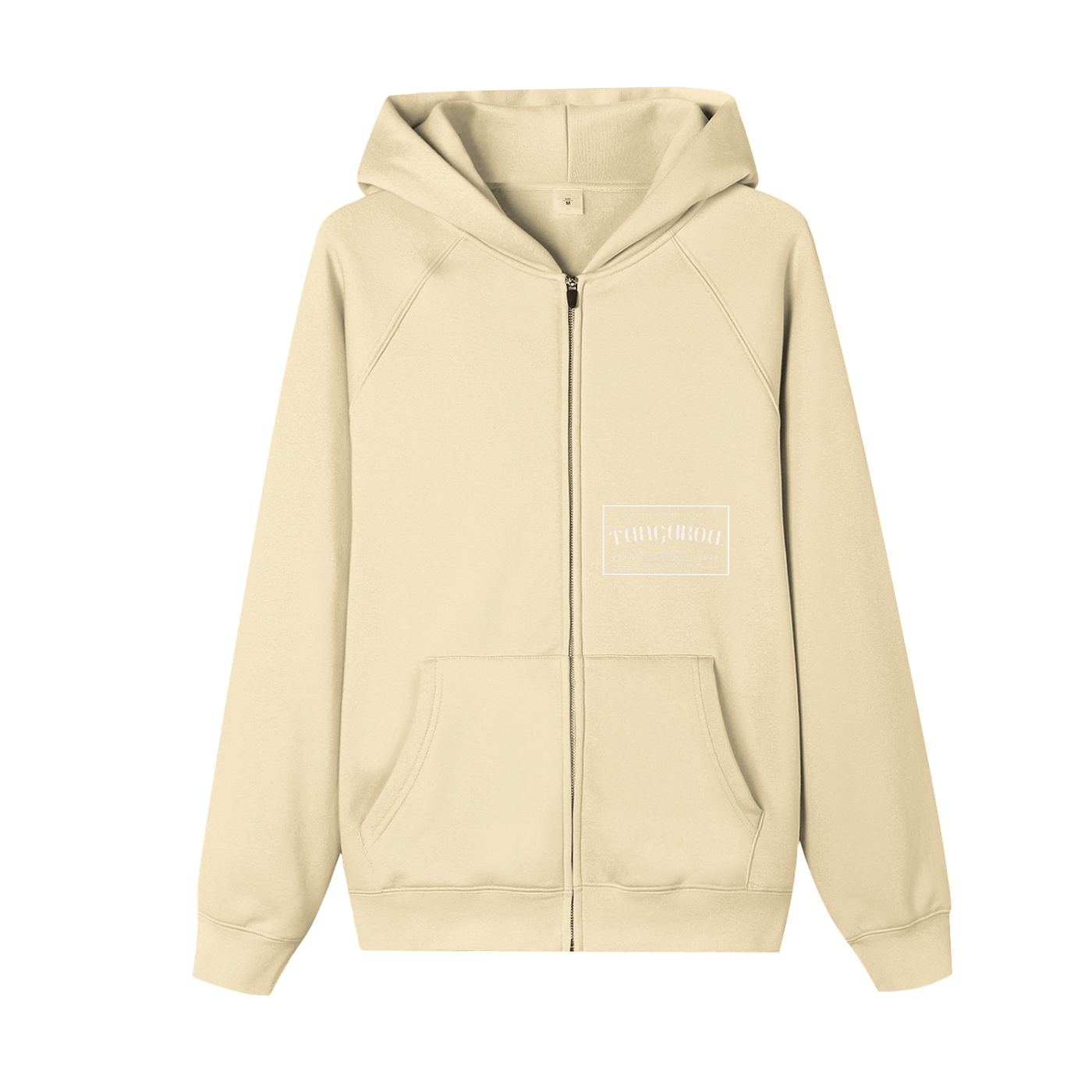 Sudadera Essential Zip-Up Front Tag