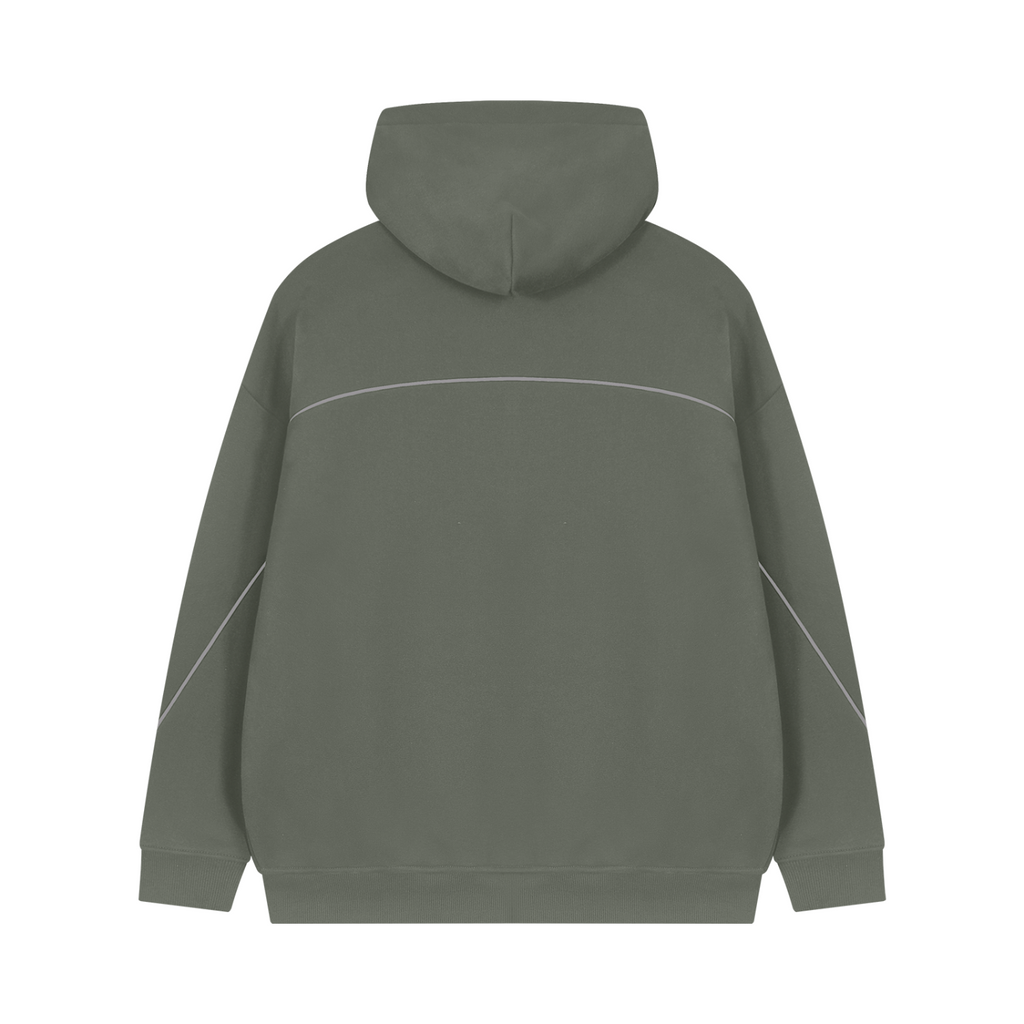OVERSIZED PIPED HOODIE