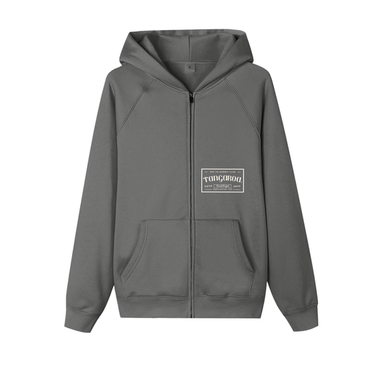 Sudadera Essential Zip-Up Front Tag