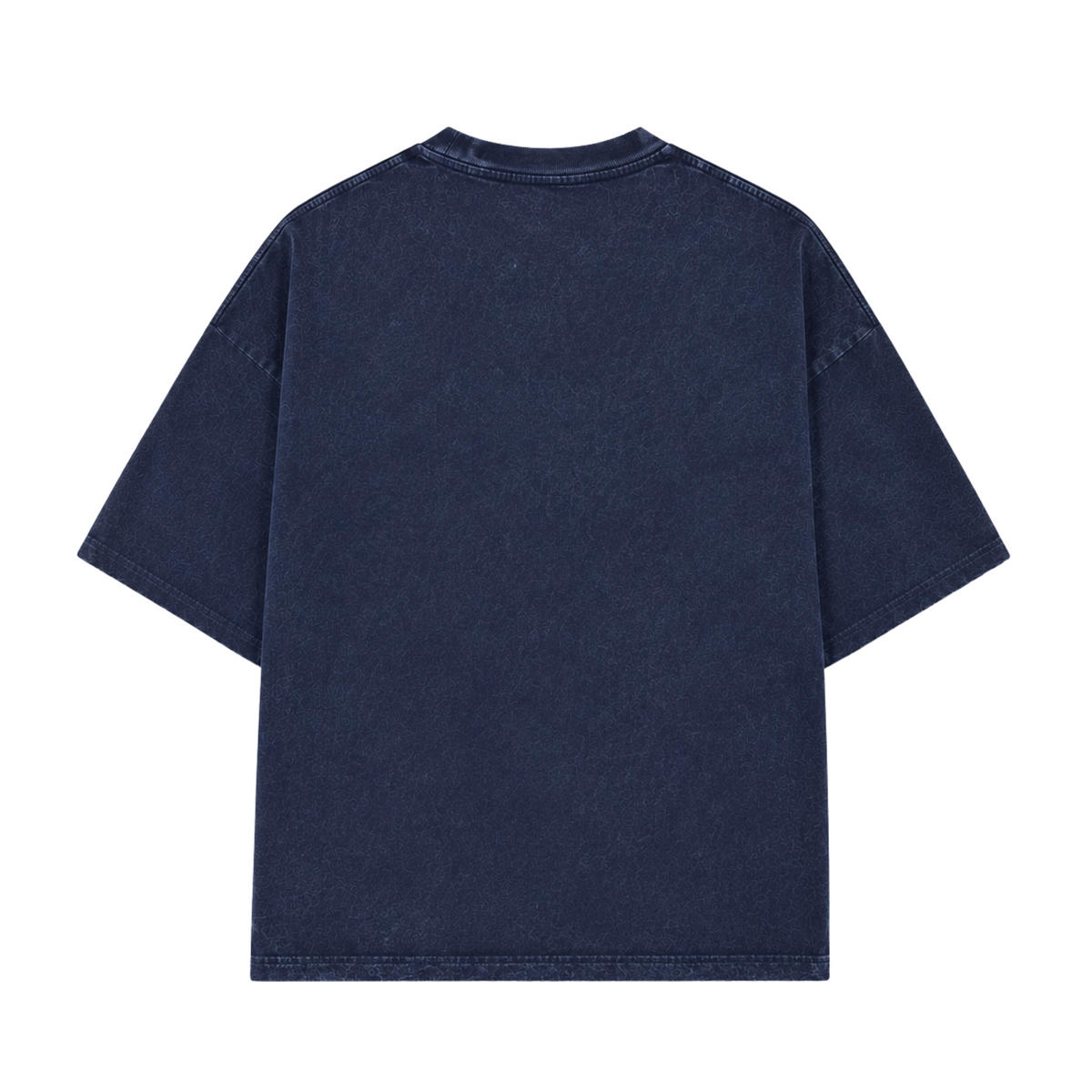 Camiseta Boxy Desgaste Bordada