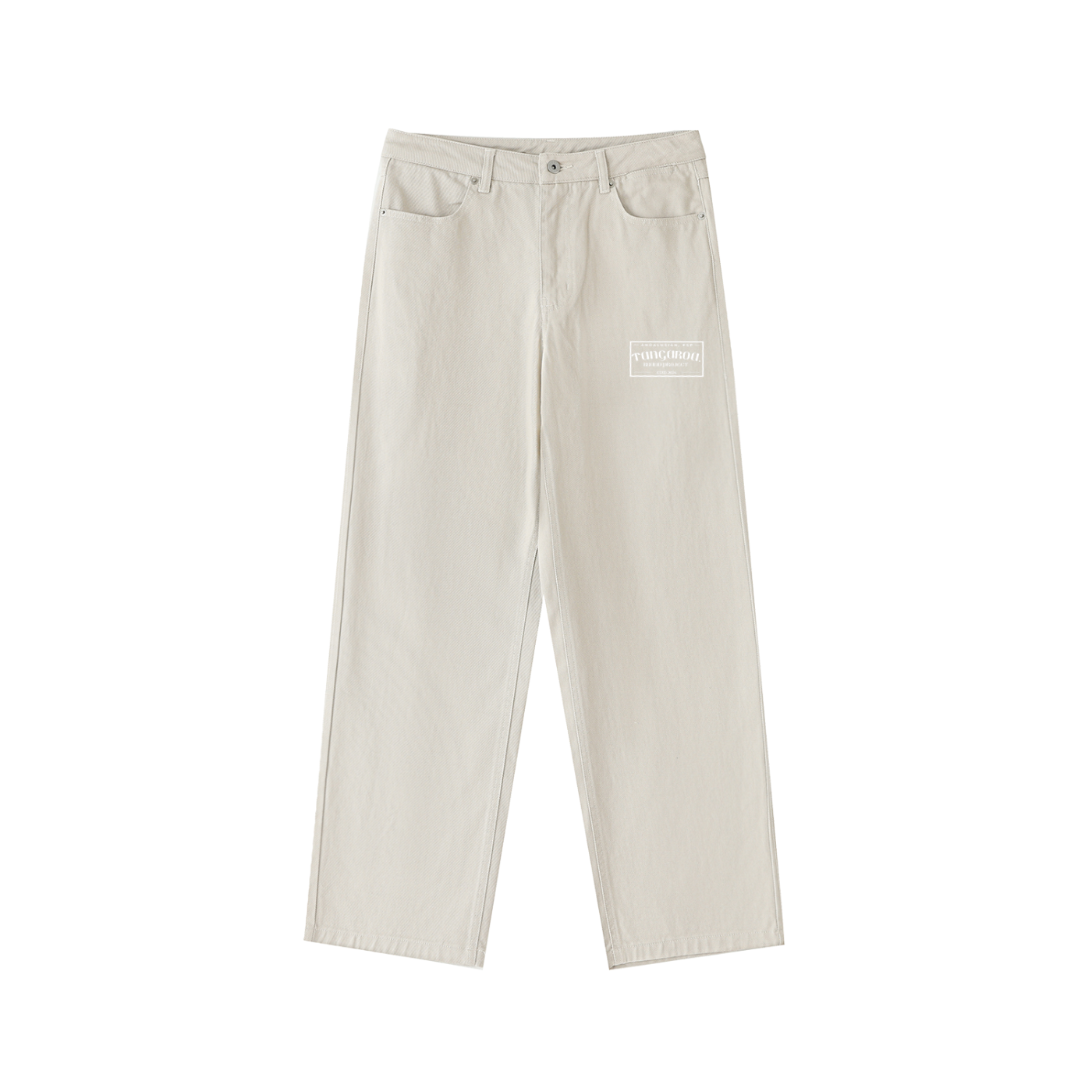Pantalones Rectos Heavyweight Cotton