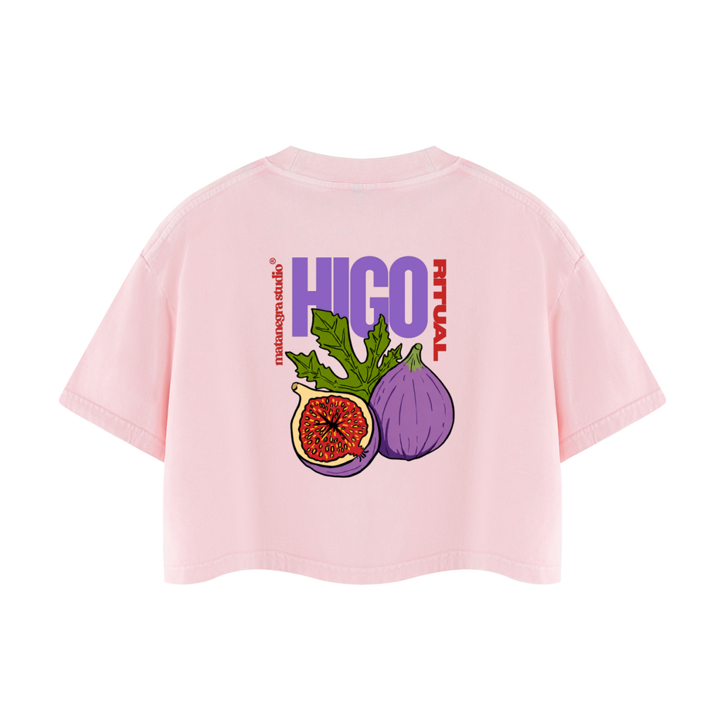 Camiseta Crop Mujer Higo Ritual