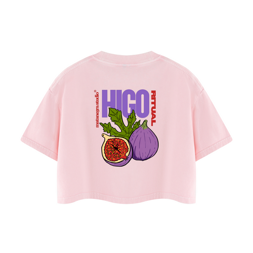 Camiseta Crop Mujer Higo Ritual