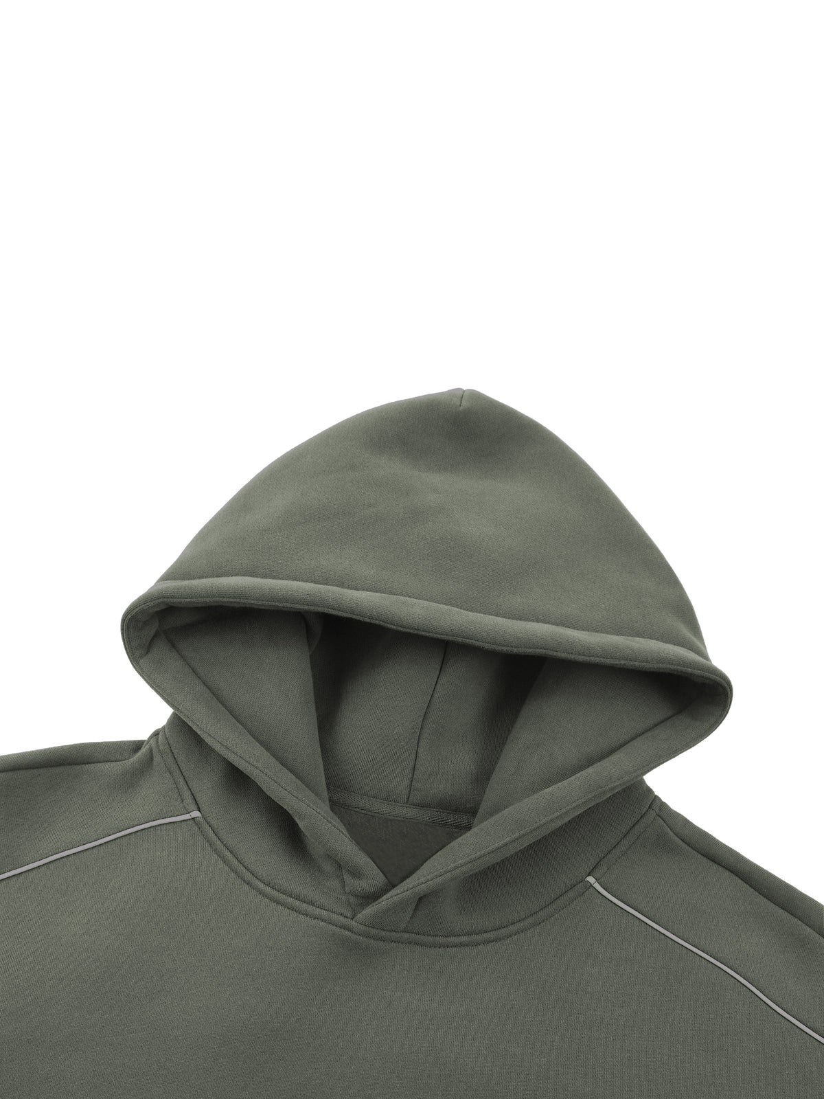 OVERSIZED PIPED HOODIE
