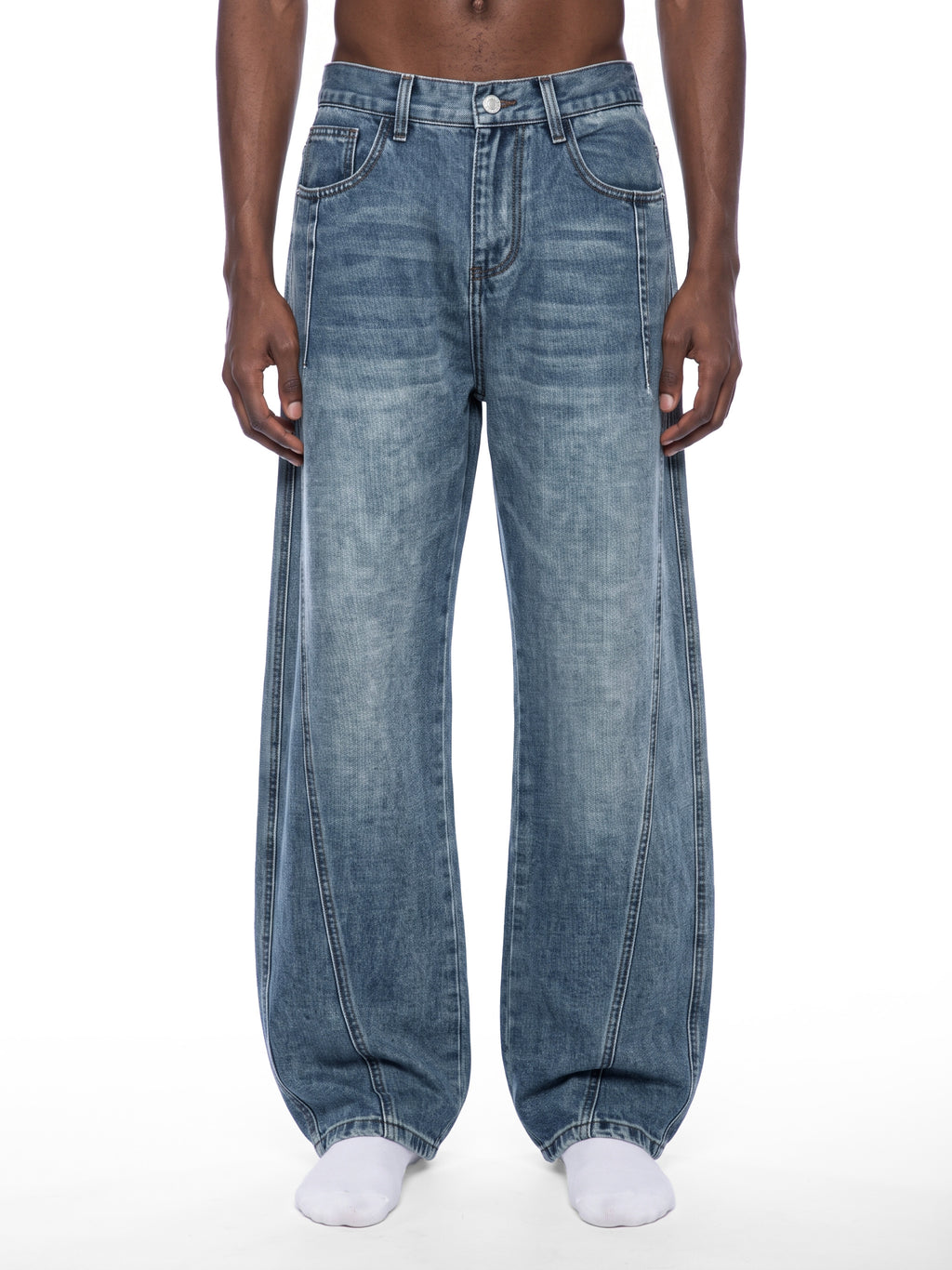 BARREL WASHED JEANS