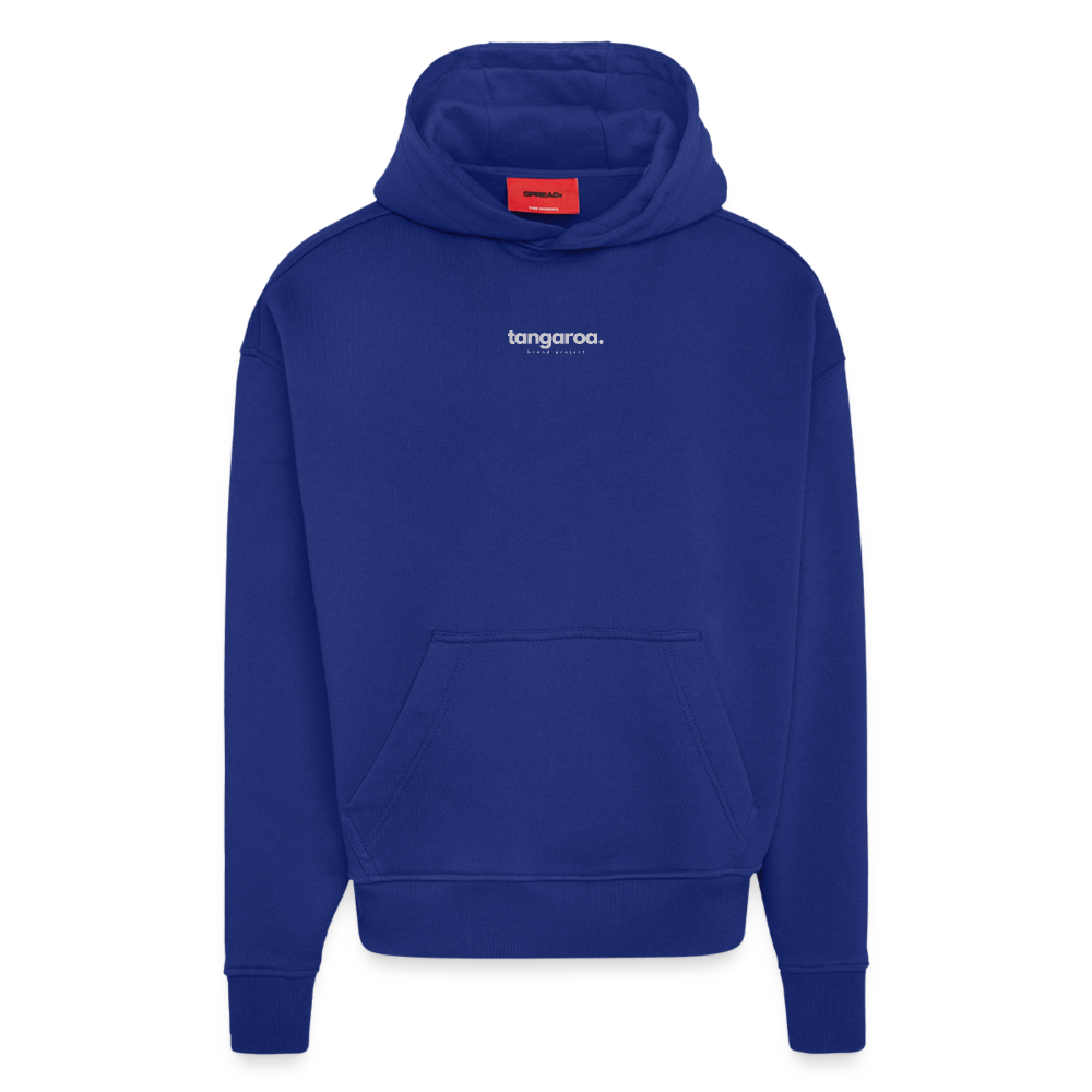 Tangaroa. Heavyweight Oversized 100% Organic Hoodie Sale Edition - Iconic Blue