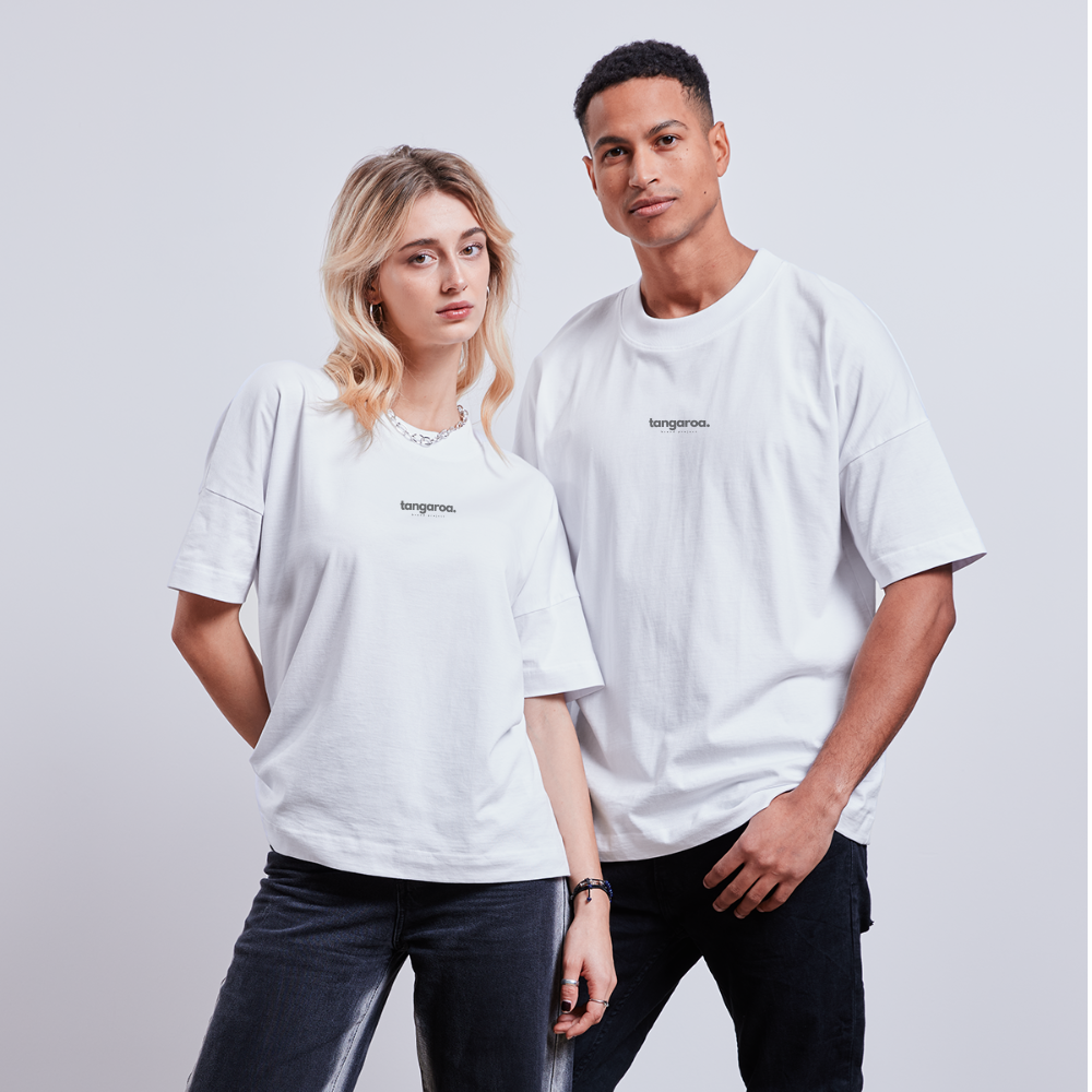 Stanley/Stella Camiseta ecológica oversize unisex BLASTER - blanco