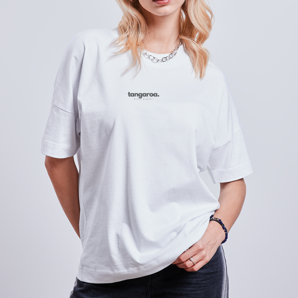 Stanley/Stella Camiseta ecológica oversize unisex BLASTER - blanco