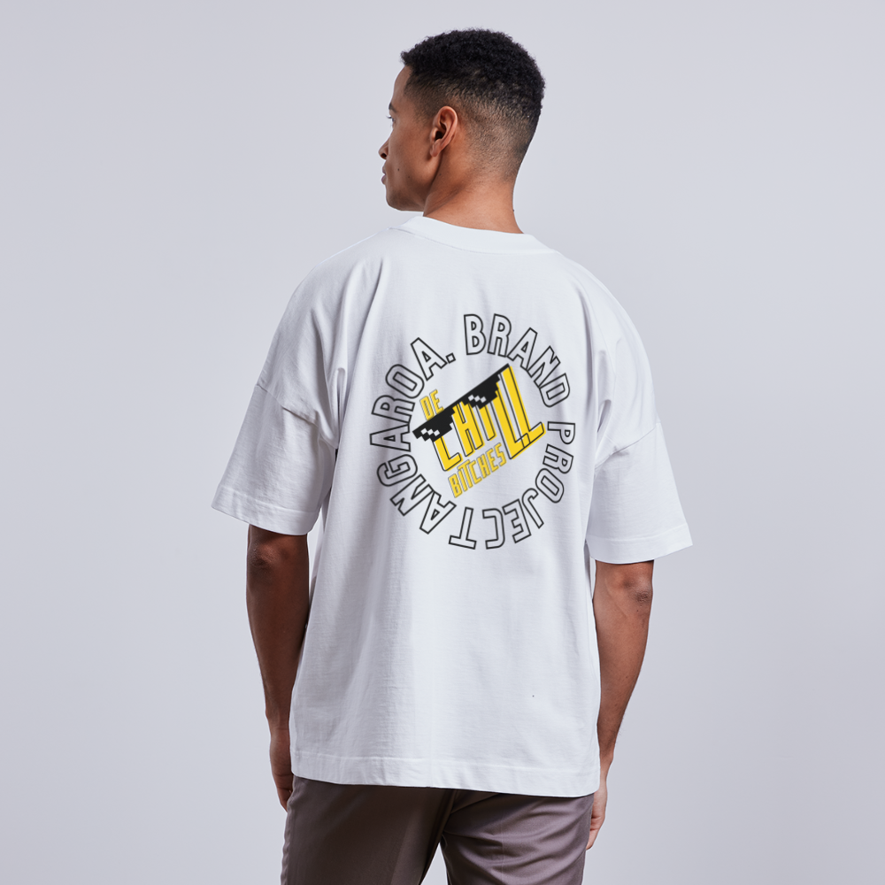 Stanley/Stella Camiseta ecológica oversize unisex BLASTER - blanco