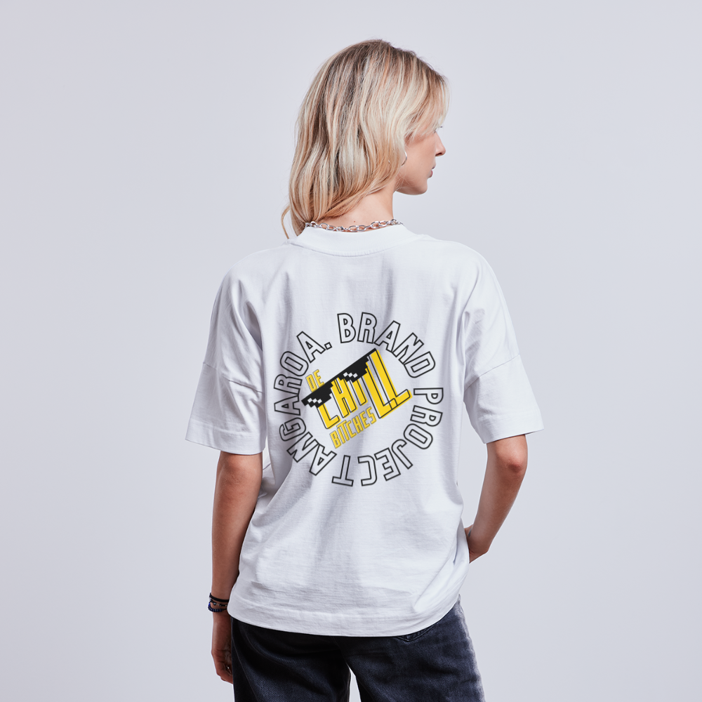 Stanley/Stella Camiseta ecológica oversize unisex BLASTER - blanco