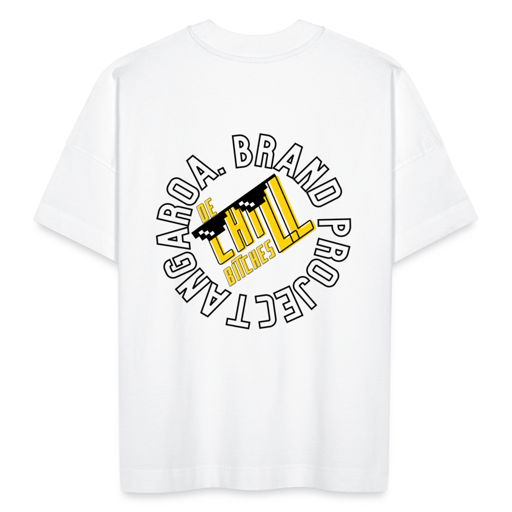 Stanley/Stella Camiseta ecológica oversize unisex BLASTER - blanco