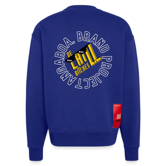 Camiseta con cuello redondo oversize de gran gramaje y ecológica fabricada en la UE - Iconic Blue