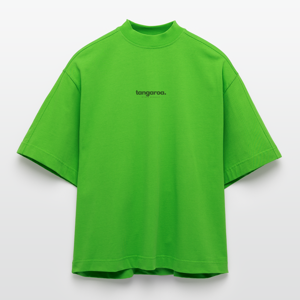 Camiseta boxy oversize de gran gramaje y ecológica fabricada en la UE - Apple Neon