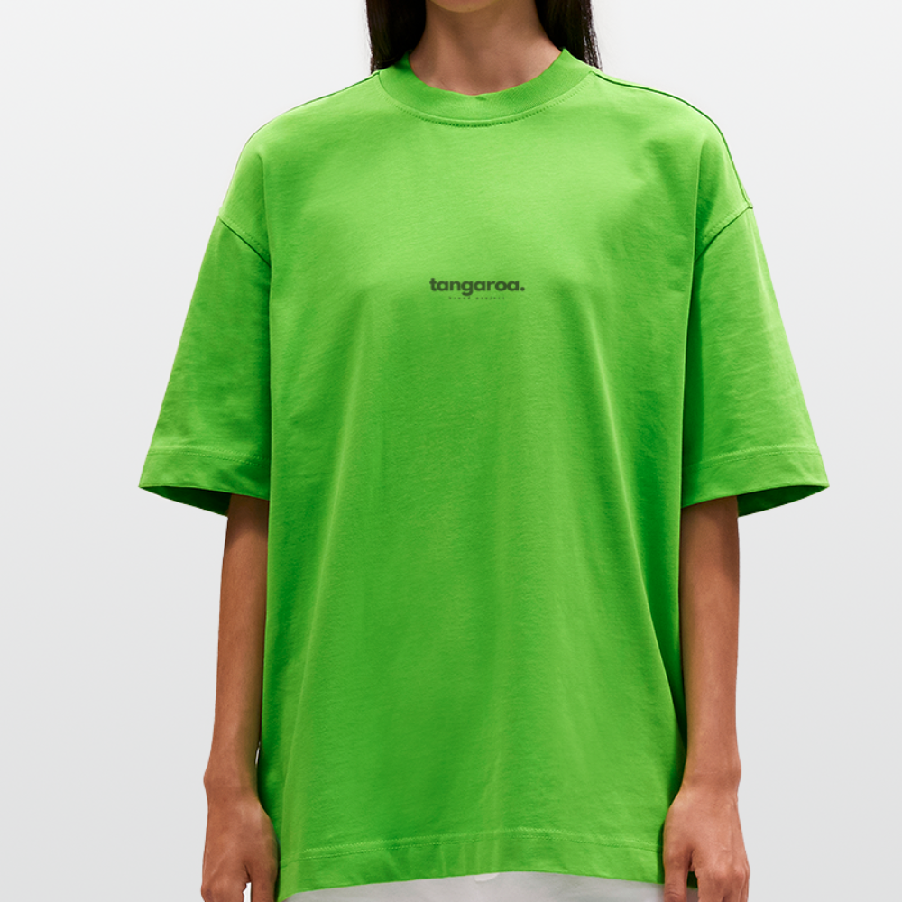 Camiseta boxy oversize de gran gramaje y ecológica fabricada en la UE - Apple Neon