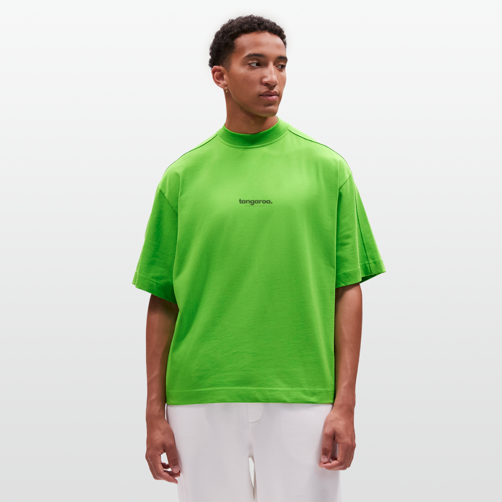 Camiseta boxy oversize de gran gramaje y ecológica fabricada en la UE - Apple Neon