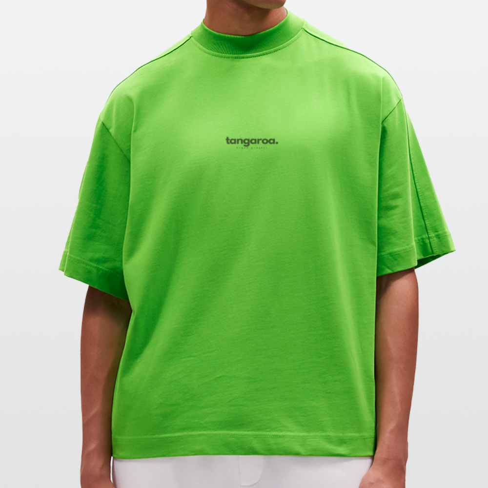 Camiseta boxy oversize de gran gramaje y ecológica fabricada en la UE - Apple Neon